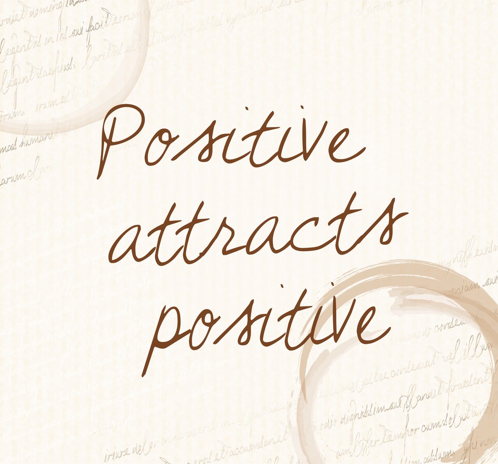 Pensamento positivo atrai coisas positivas. Via: Wiktoria Pawlak | Shutterstock