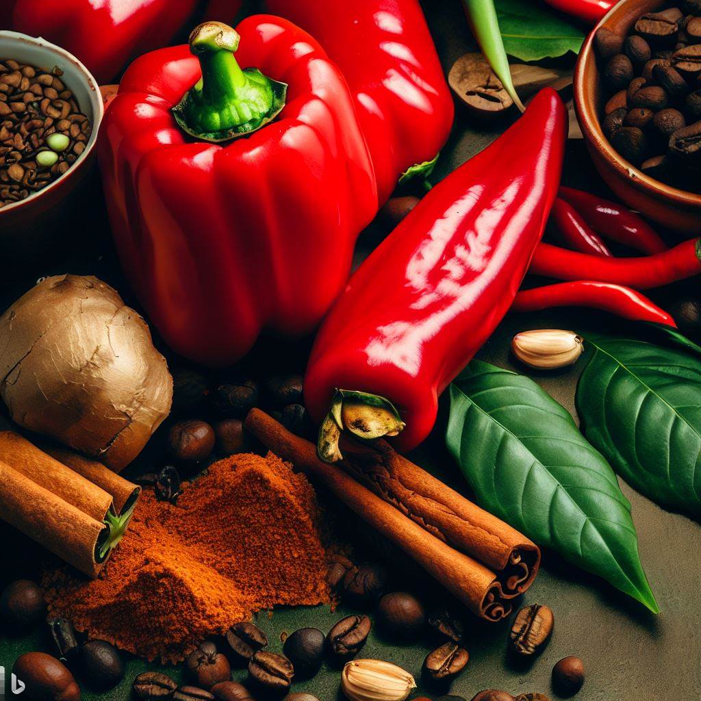 Principais alimentos termogênicos: como pimentas vermelhas, chá verde, canela, café, gengibre e vinagre de maçã