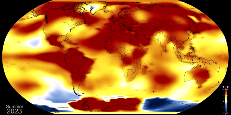 vídeo da NASA mostra aquecimento global durante 20 anos; NASA revela vídeo do derretimento dos polos, aumento de CO2 e aquecimento da Terra durante décadas